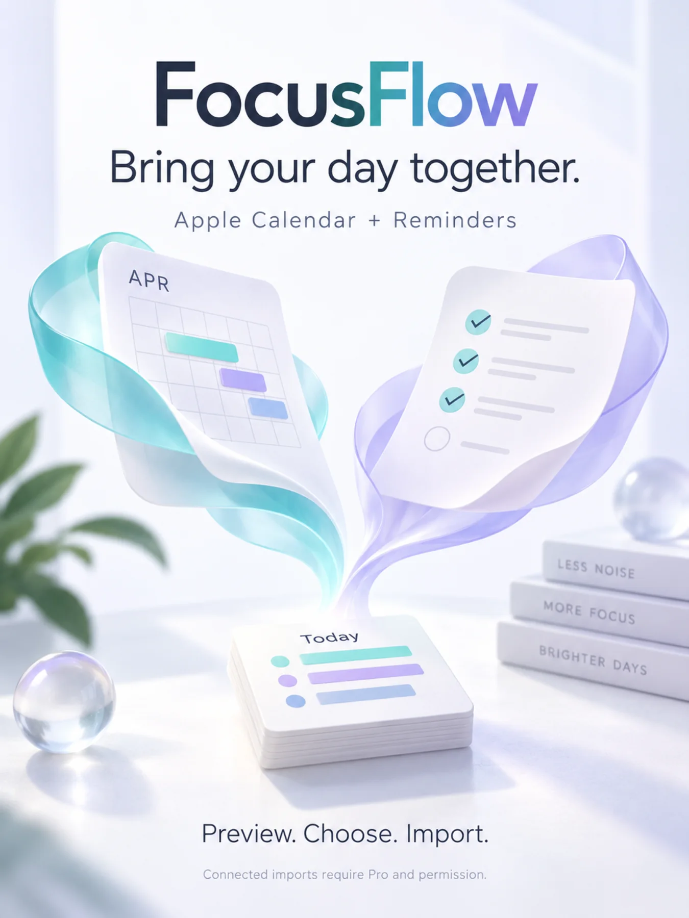 Bring your day together. Concept artwork.